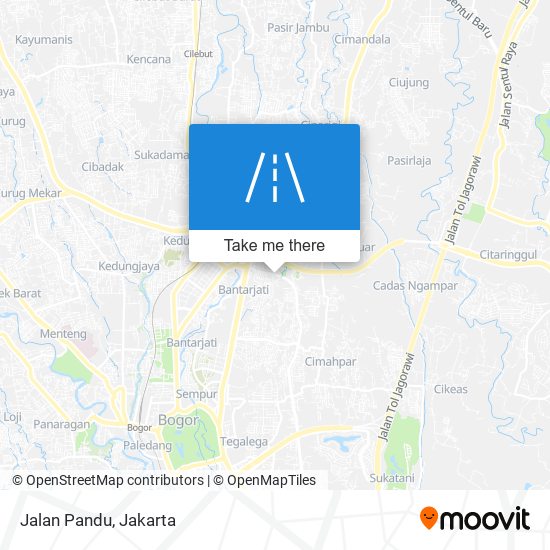 Jalan Pandu map