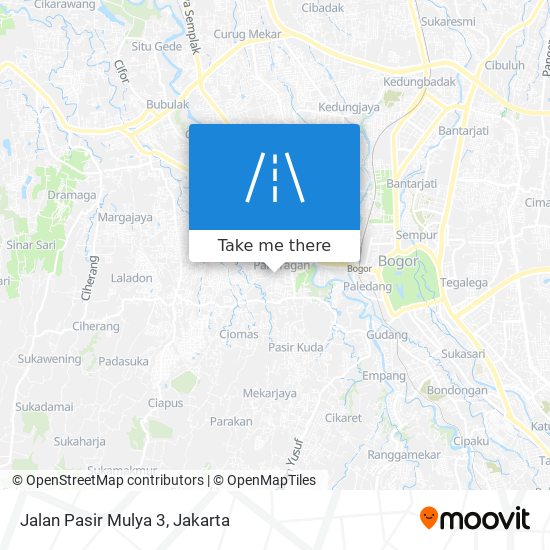 Jalan Pasir Mulya 3 map