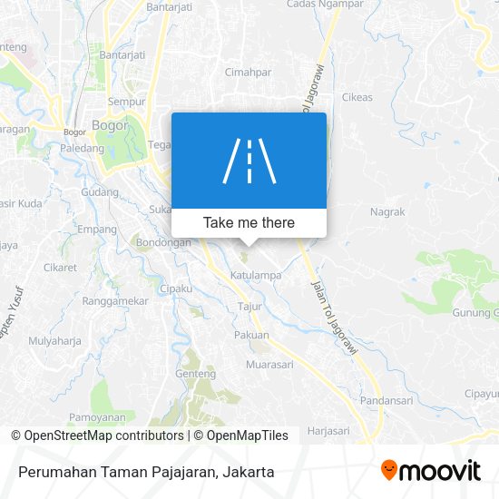 Perumahan Taman Pajajaran map