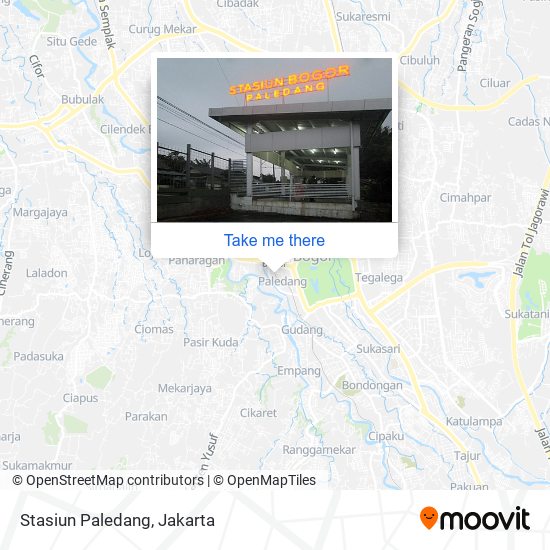 Stasiun Paledang map