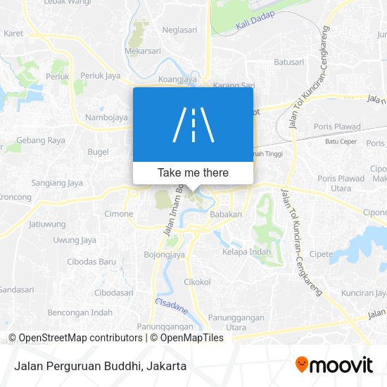 Jalan Perguruan Buddhi map