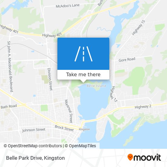 Belle Park Drive map