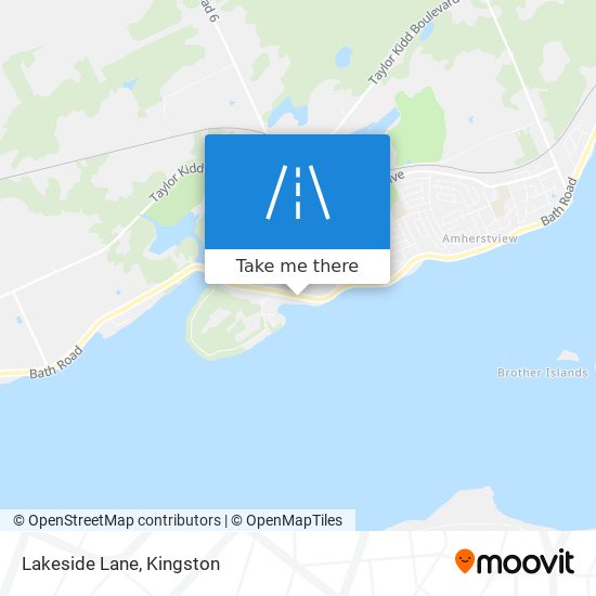 Lakeside Lane map