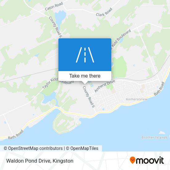 Waldon Pond Drive map