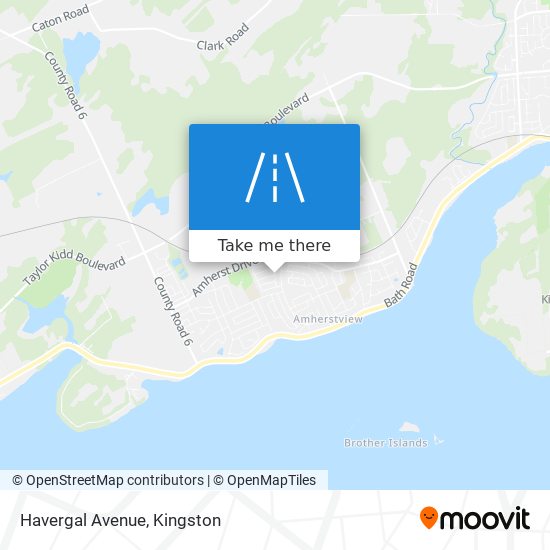 Havergal Avenue map