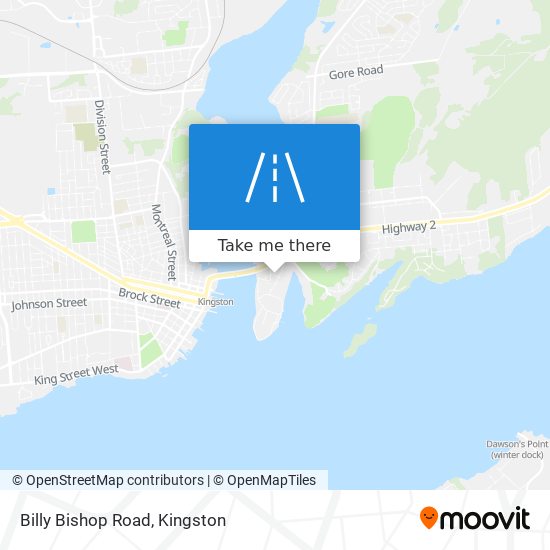 Billy Bishop Road map