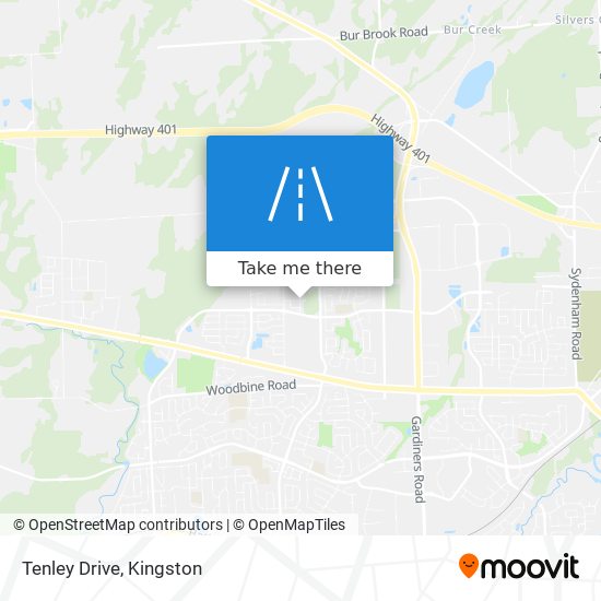 Tenley Drive map