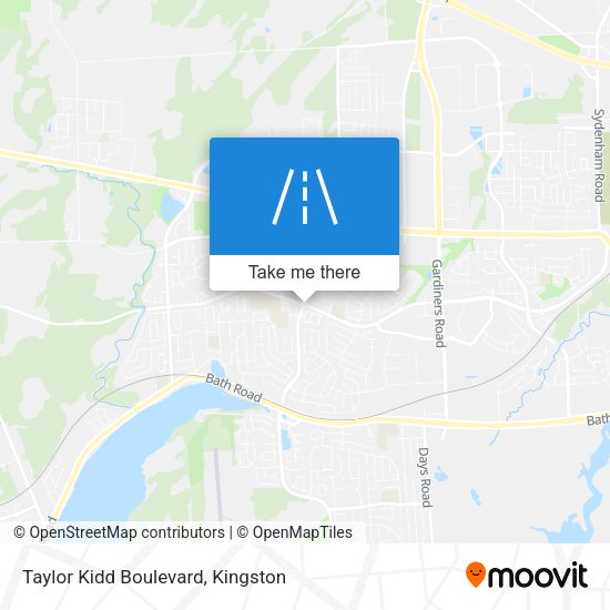 Taylor Kidd Boulevard map