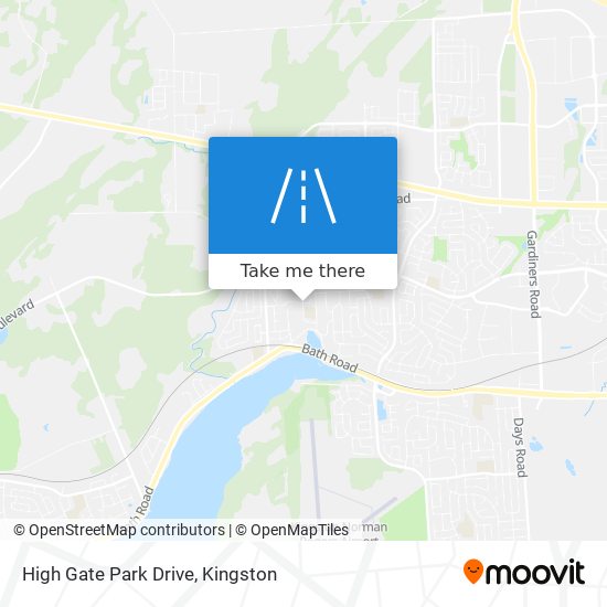 High Gate Park Drive map