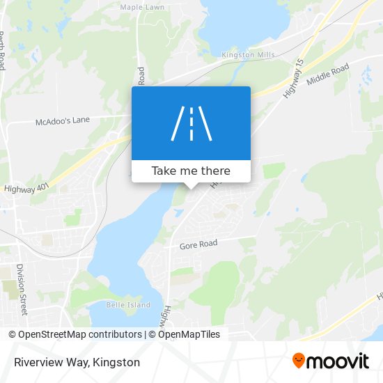 Riverview Way map