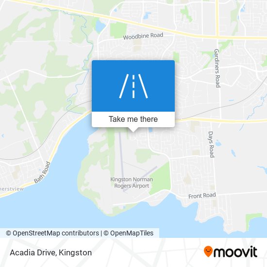 Acadia Drive map