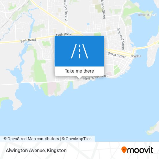 Alwington Avenue map