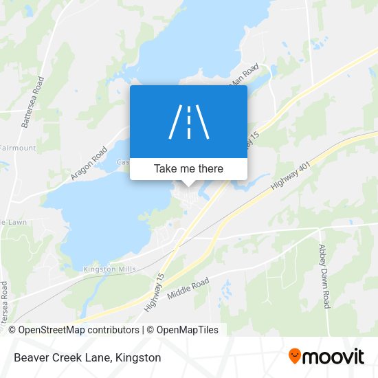 Beaver Creek Lane plan