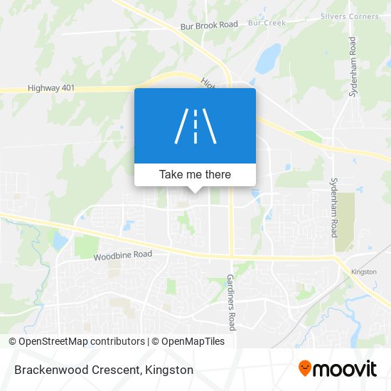Brackenwood Crescent map