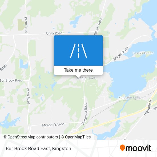 Bur Brook Road East map