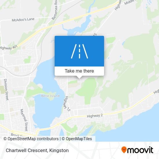 Chartwell Crescent map