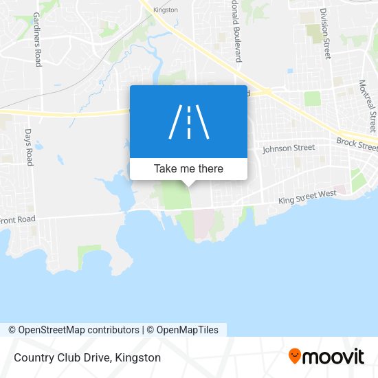 Country Club Drive map