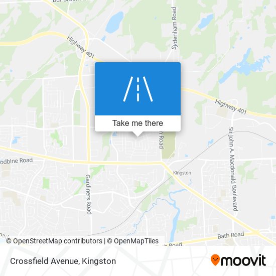 Crossfield Avenue map