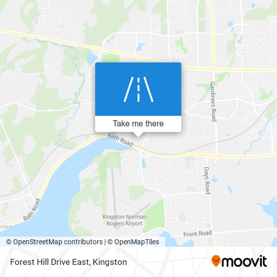 Forest Hill Drive East map