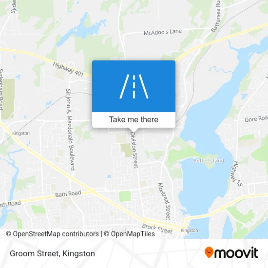 Groom Street map