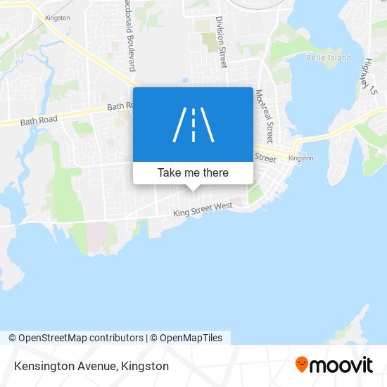 Kensington Avenue map
