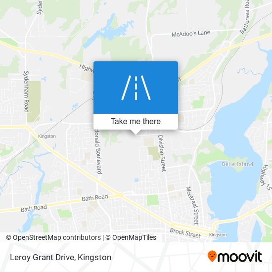 Leroy Grant Drive map