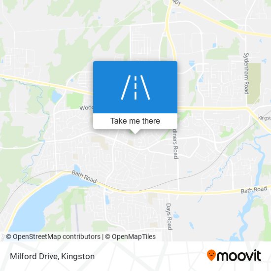 Milford Drive map