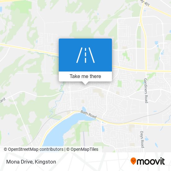Mona Drive map