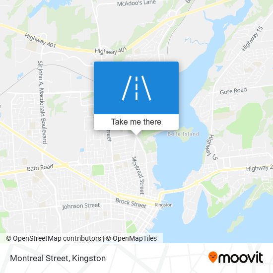 Montreal Street map