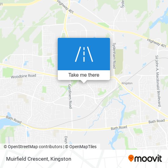 Muirfield Crescent map