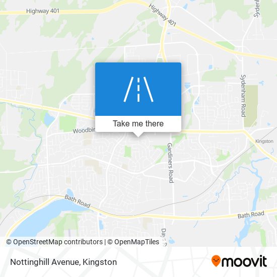 Nottinghill Avenue map