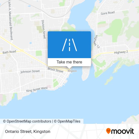 Ontario Street map