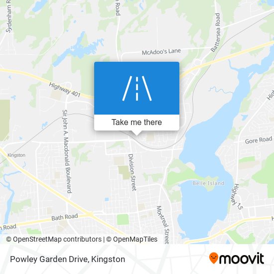 Powley Garden Drive map