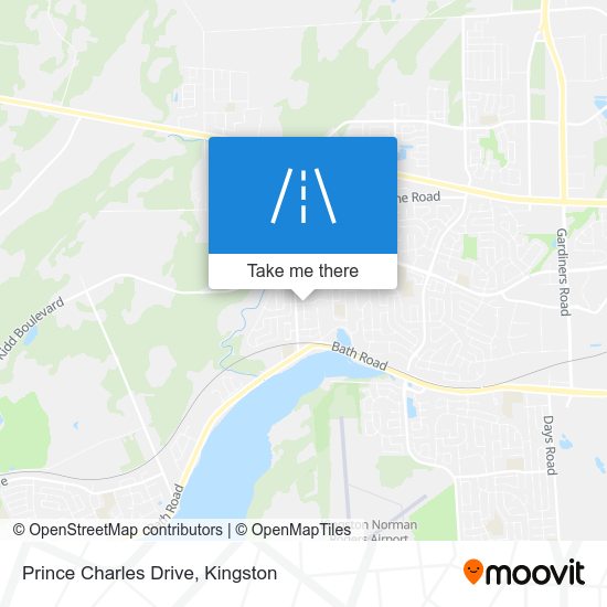 Prince Charles Drive map