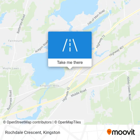 Rochdale Crescent map