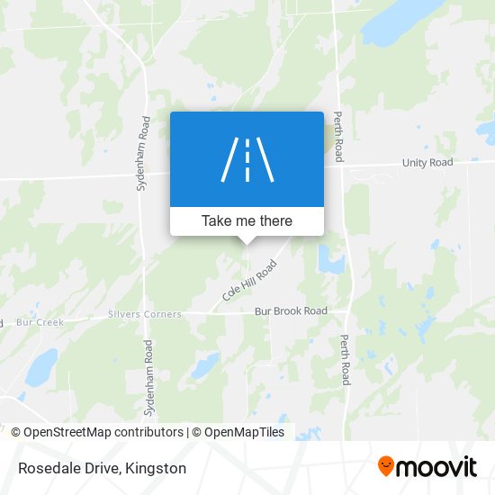 Rosedale Drive map