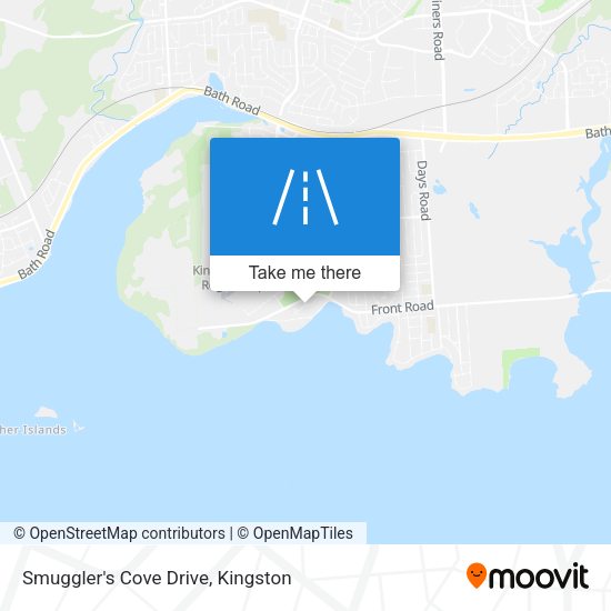 Smuggler's Cove Drive map