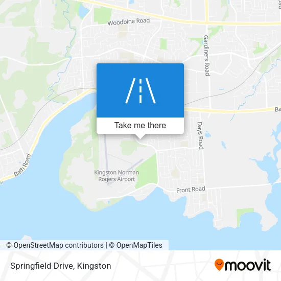Springfield Drive map