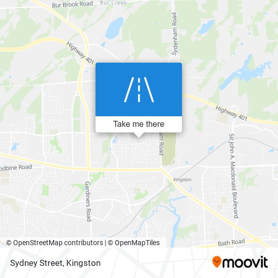 Sydney Street map