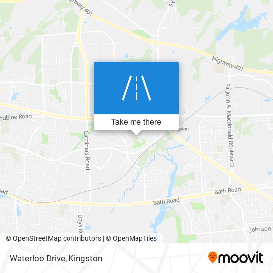 Waterloo Drive map
