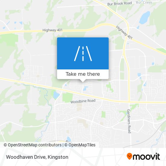 Woodhaven Drive map