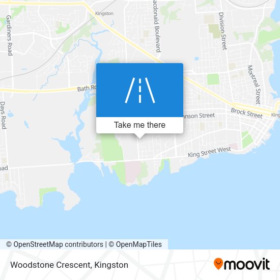 Woodstone Crescent map