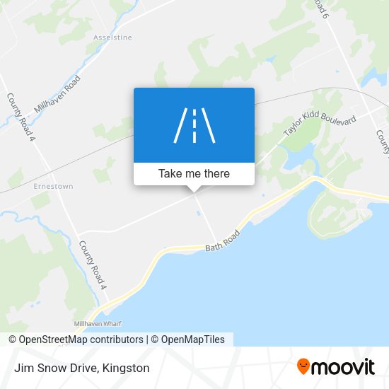 Jim Snow Drive map