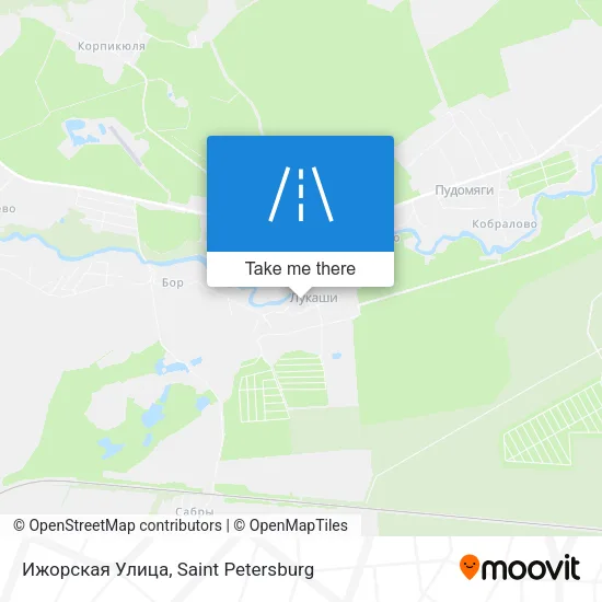 Ижорская Улица map