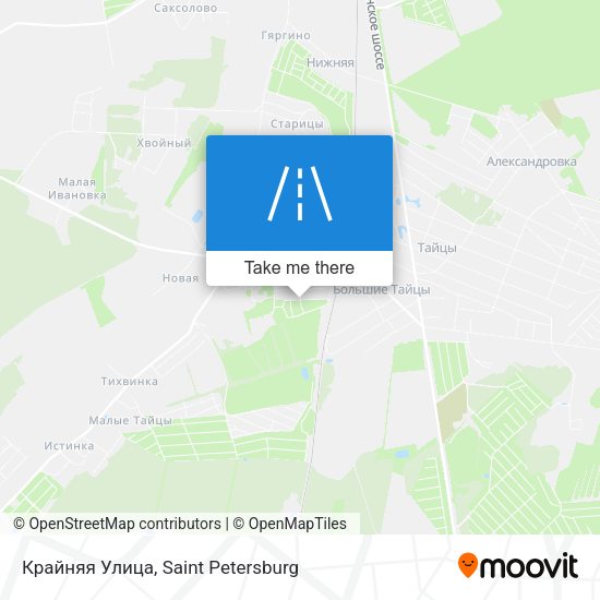Крайняя Улица map