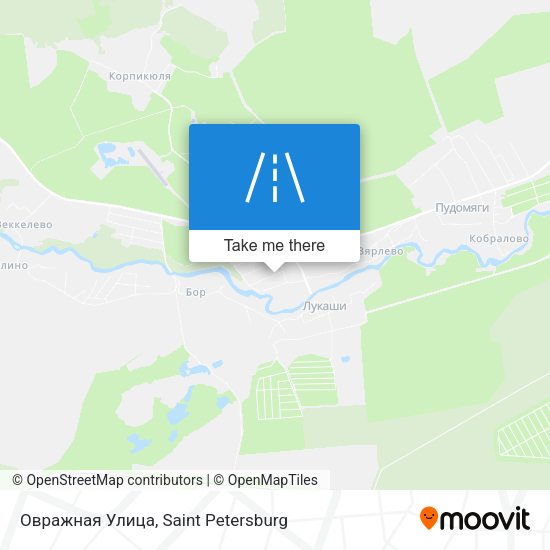 Овражная Улица map