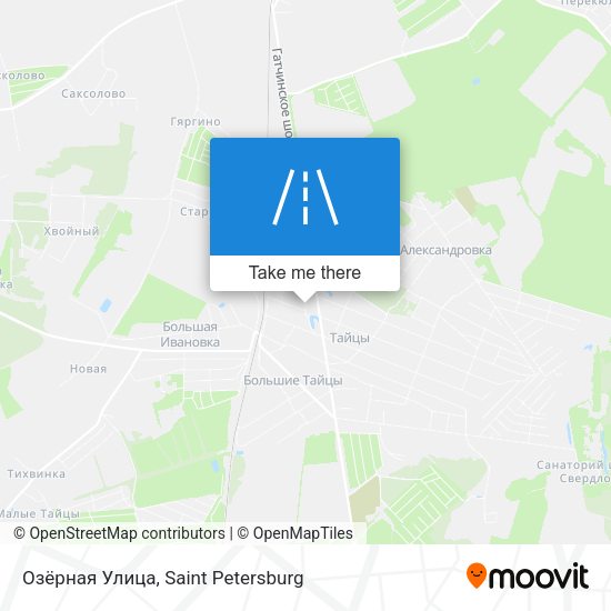 Озёрная Улица map