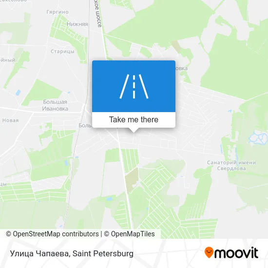 Улица Чапаева map