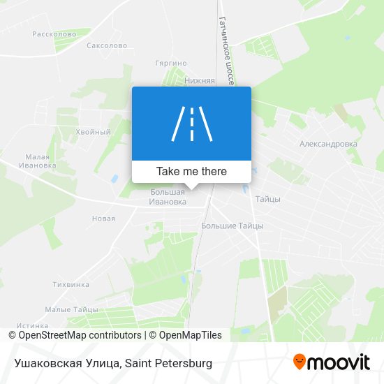 Ушаковская Улица map