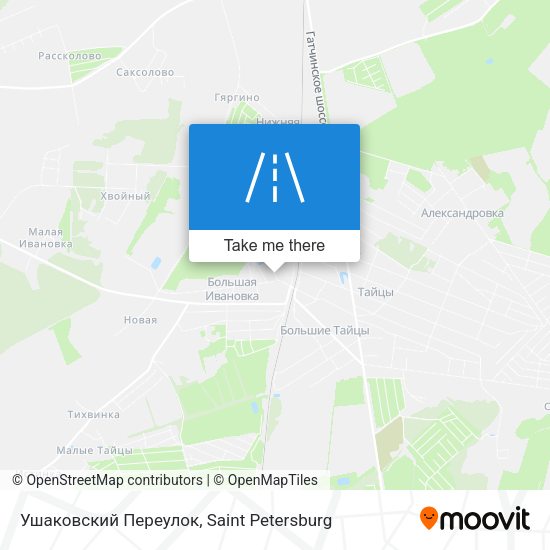 Ушаковский Переулок map